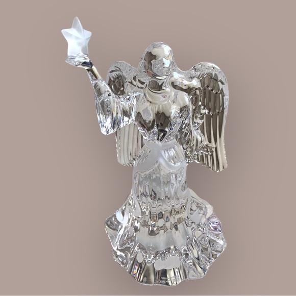 Lenox Star Of Heaven Fine Crystal Angel Figurine - Picture 1 of 6